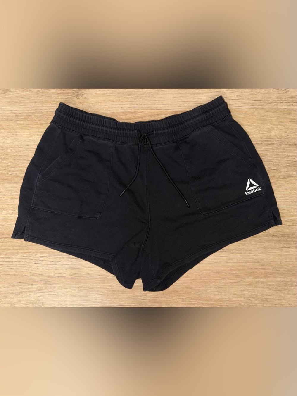 🌼REEBOK Black Athletic Drawstring Shorts. Size XL.🌼